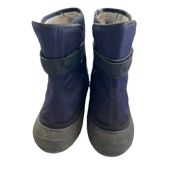 L.L.Bean Snow Boots Size Toddler 9 Insulated Boys Girls Blue Removable Lining - Picture 4 of 12